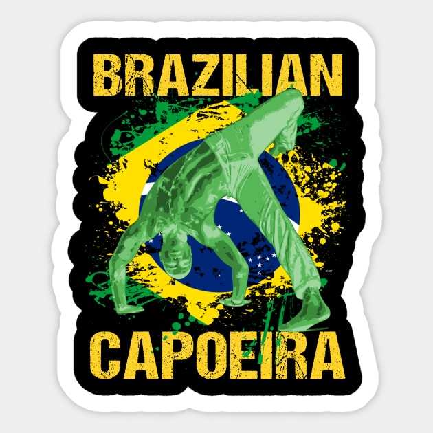 Brazilian Capoeira Dance Self-Defence Sports Sticker by shirtontour